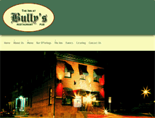 Tablet Screenshot of bullys-restaurant.com